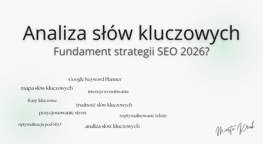analiza słów kluczowych