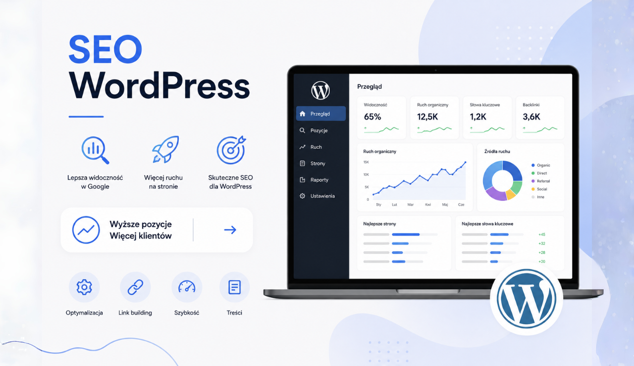 SEO WordPress – Pozycjonowanie dla stron i sklepów na WordPress