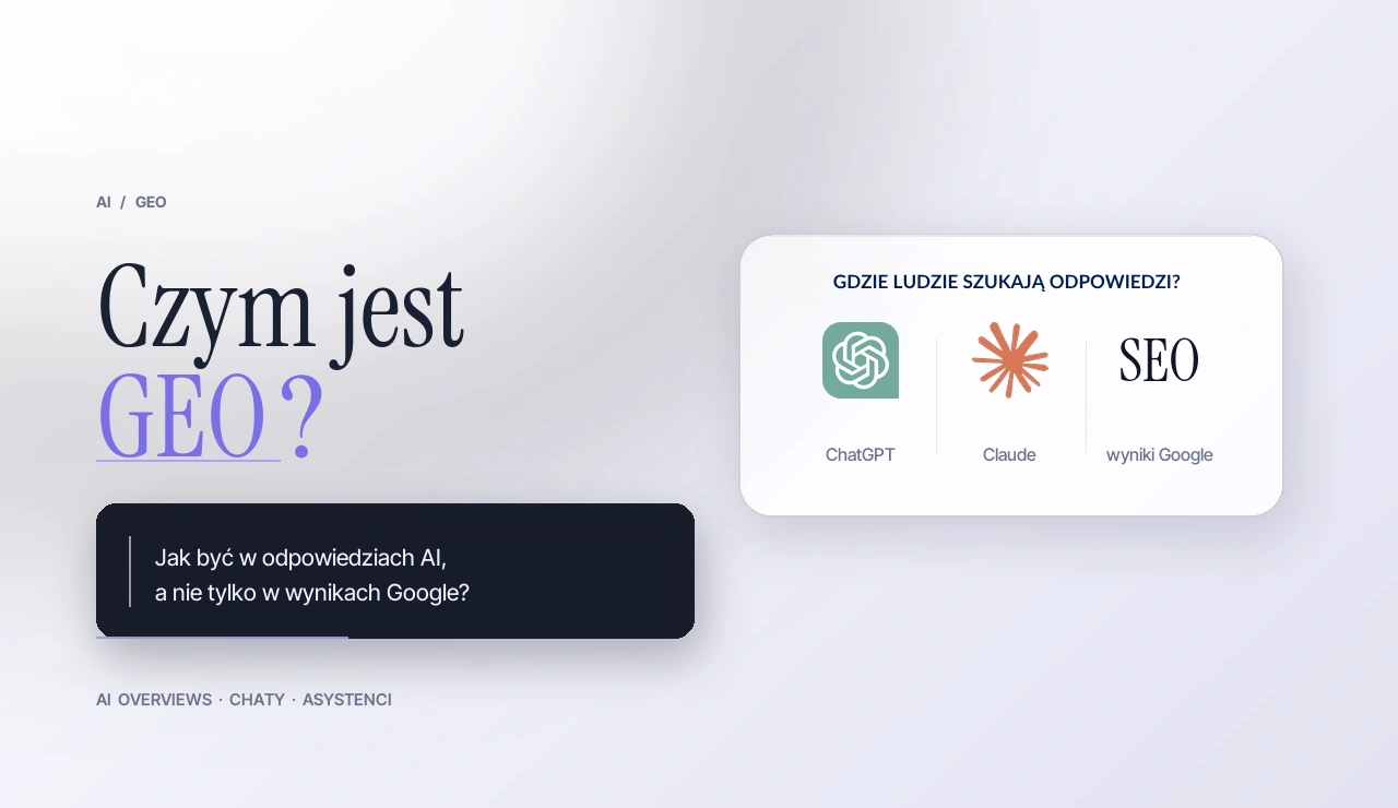 czym jest GEO