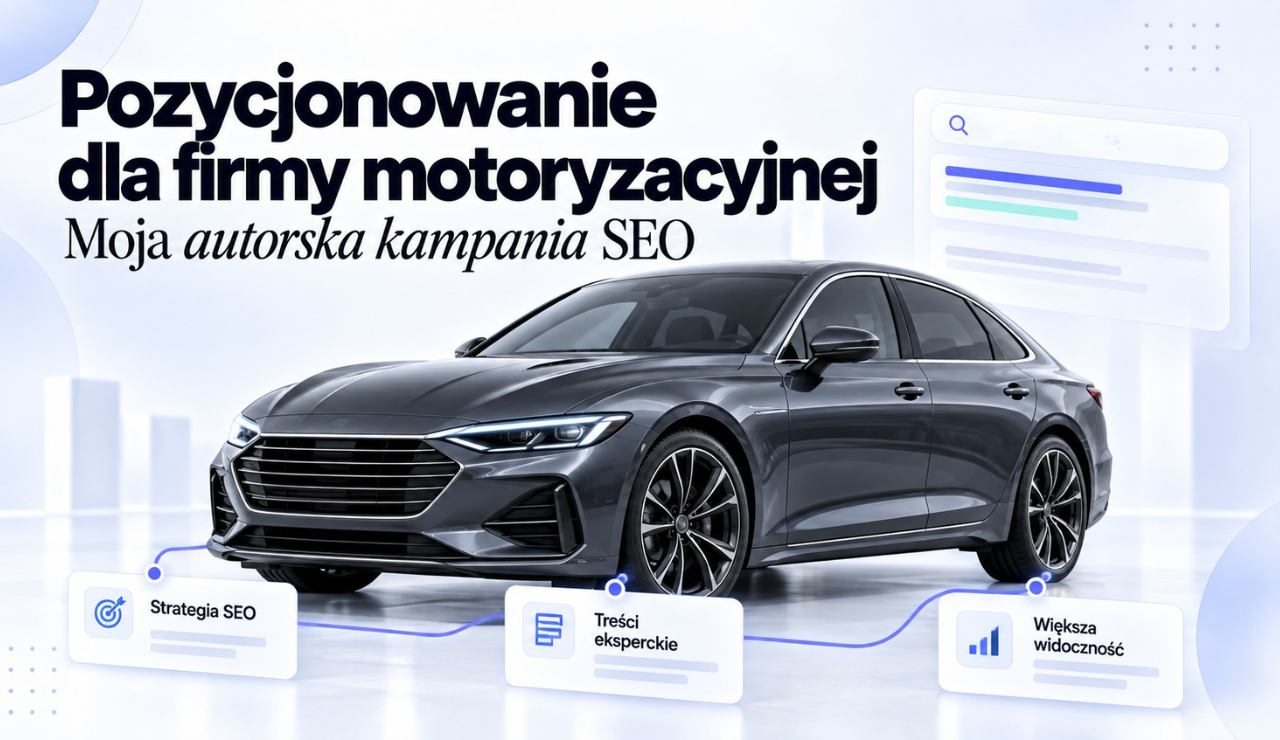 pozycjonowanie dla firmy motoryzacyjnej