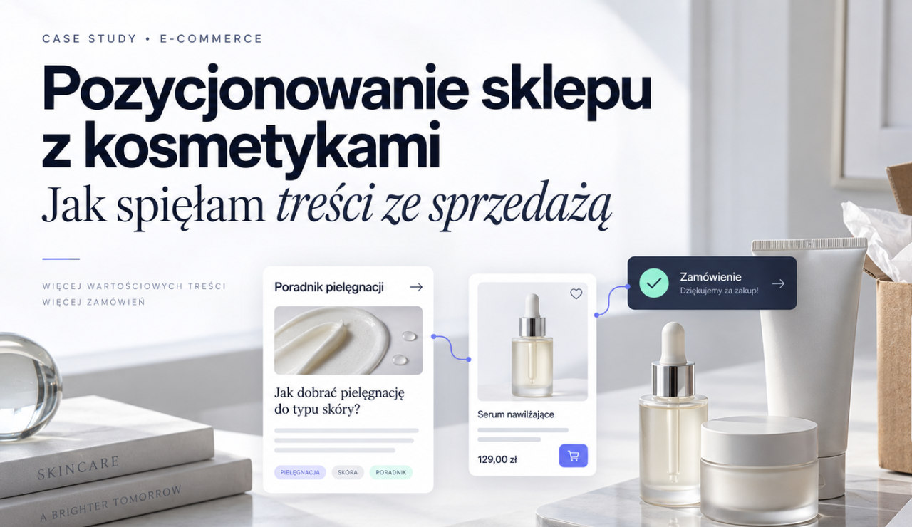 Pozycjonowanie sklepu z kosmetykami