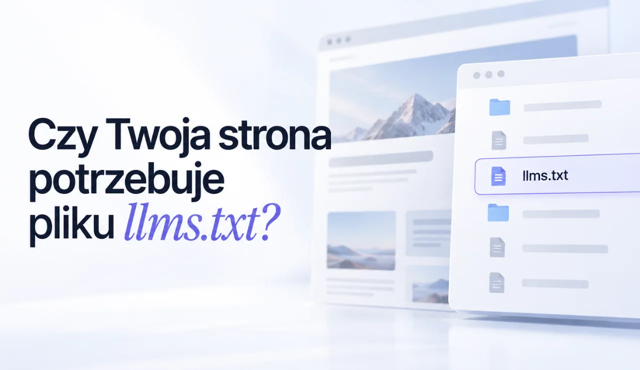 Plik llms.txt - mapa treści strony dla modeli AI